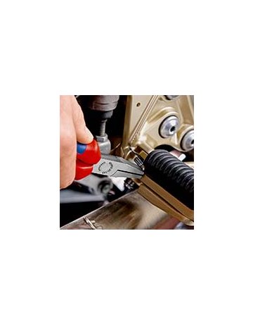 Bild Flachzange 180mm poliert mit Kunststoffg riff KNIPEX-3
