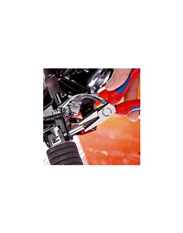 Bild Flachzange 180mm poliert mit Kunststoffg riff KNIPEX-2