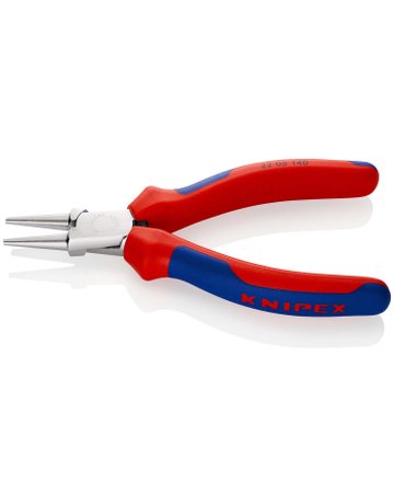 Bild Rundzange verchromt mit Griffen mit PVC- Überzug 140mm KNIPEX-1