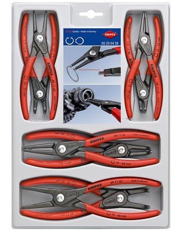 Bild Sicherungsringzangen-Set 8-teilig SB Kni pex - KNIPEX-0