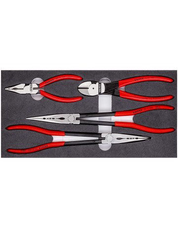 Bild Zangen-Set KFZ 4tlg.Schaumeinlage Knipex-0