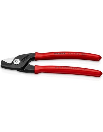 Bild Kabelschere mit Kunststoff-Griffen 160mm schlanke Kopfform KNIPEX-0