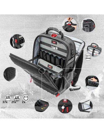 Bild Werkzeugsortiment Elektriker 30-teilig i m Rucksack Knipex-5