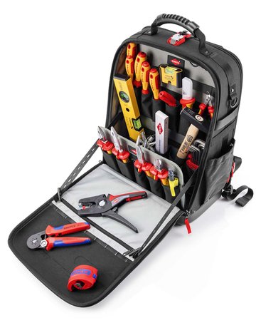 Bild Werkzeugsortiment Elektriker 30-teilig i m Rucksack Knipex-0