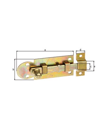 Bild Fensterriegel 16/K2ZA/60 GAH Alberts-0
