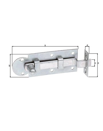 Bild Fensterriegel 16/80 - K2XA GAH Alberts-0