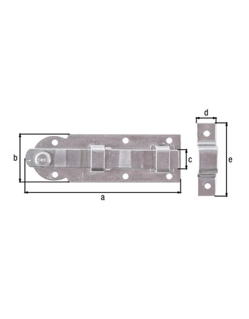Bild Fensterriegel 16/VA/80 mm GAH Alberts-0
