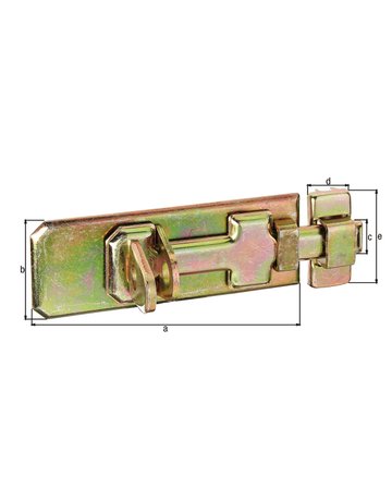 Bild Schlossriegel 156/K2ZA/80 mm GAH Alberts-0