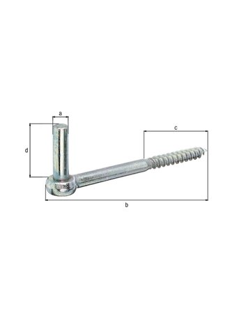 Bild Schraubhaken 3312/K2/13 mm GAH Alberts-0
