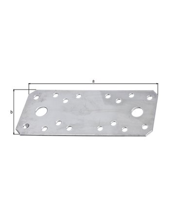 Bild Flachverbinder vz,100x35x2,5 GAH Alberts-0