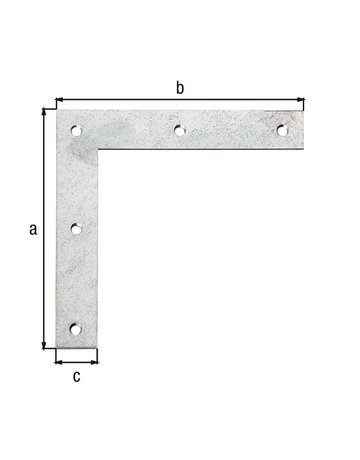 Bild Eckwinkel 120x120x20 mm GAH Alberts-0