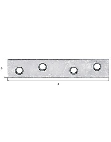 Bild Verbindungsbleche 80x15x2 mm/K2 GAH Albe rts-0
