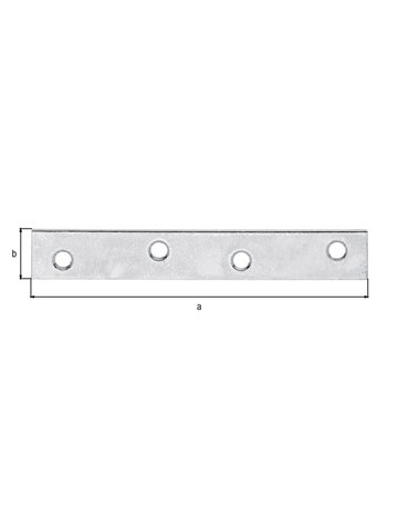 Bild Verbindungsbleche 100x15x2 mm/K2 GAH Alb erts-0
