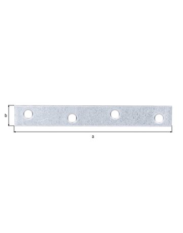 Bild Verbindungsbleche 120x20x2 mm/K2 GAH Alb erts-0