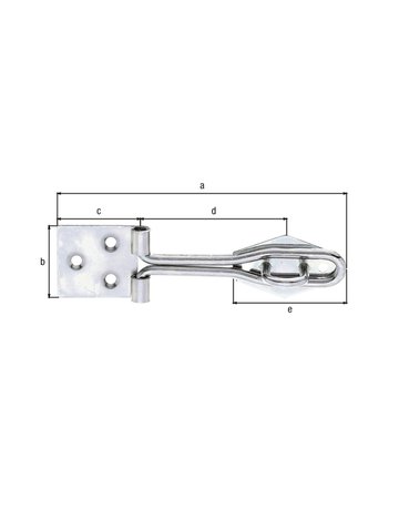 Bild Ger.Drahtüberfalle mit Öse 3371/K2/120 mm GAH Alberts-0