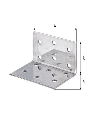 Bild Lochplattenwinkel VA 40x40x60 mm GAH Alb erts-0