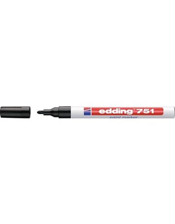 Bild Lackmarker Nr. 751 schwarz Edding-0