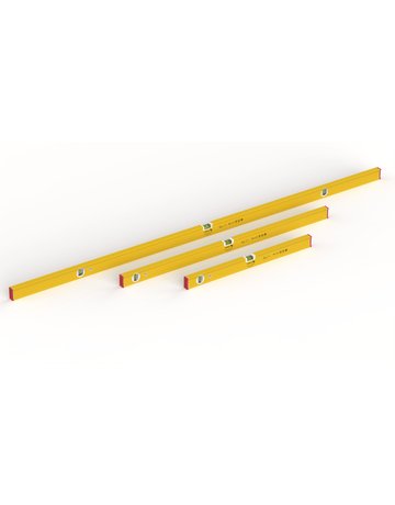 Bild Wasserwaagen-Set Typ 80 AS 3 teilig je 1 Stk 60+100 cm, 1 Stk AS-2 180 cm - STABILA-1