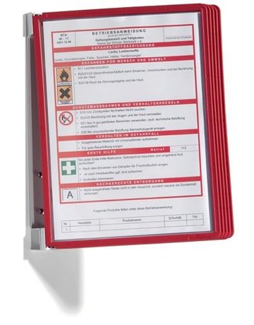 Bild Sichttafelsystem rot, VE: 1 SET - VARIO-0