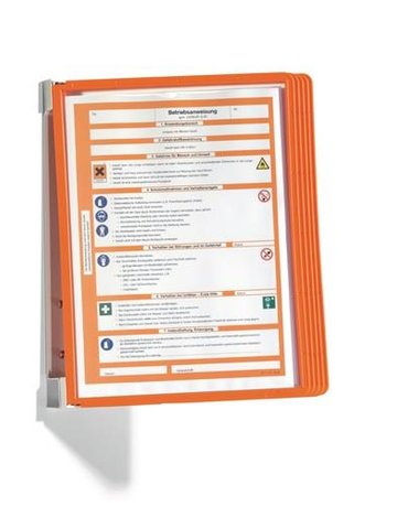 Bild Sichttafelsystem orange, VE: 1 SET - VARIO-0