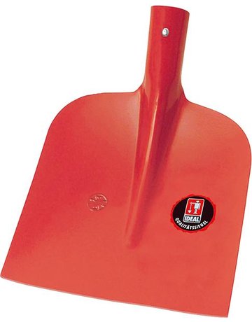 Holsteiner Schaufel Gr. 1 rot, 1/2 gehob., o. Stiel - Ideal