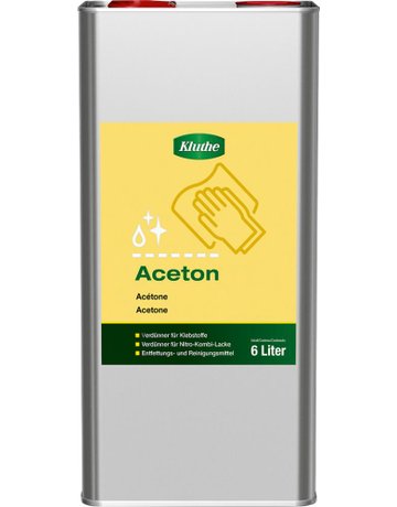 Aceton 6l Kanister Aceton Reinigungs- En tfettungsmittel - Kluthe