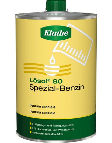 Lösol 80 Spezialbenzin Waschbenzin 1l Fl asche - Kluthe
