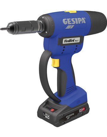 Bild Akku-Blindnietmuttergerät FireBird Pro S Gold LBOXX GESIPA-0