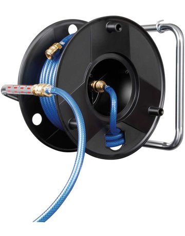 Bild Druckluftschlauchtrommel Kunststoff 20m 9/15mm Anti-Twist Brennenstuhl-0