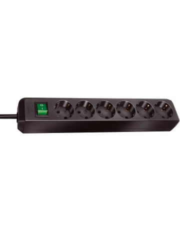 Bild Std-Leiste 6F.45 schwarz mi - brennenstuhl-0