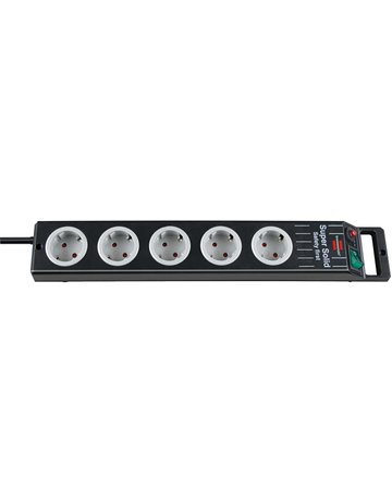 Bild Steckdosenleiste 5-fach H05VV-F3G1,5 2,5 m Super-Solid Brennenstuhl-0