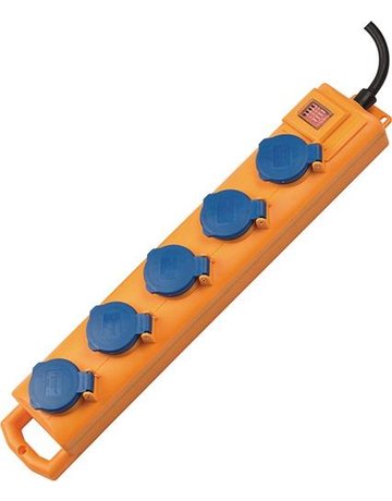 Bild Steckdosenleiste 5-fach H07RN-F3G1,5 2m Super-Solid SL 554 Brennenstuhl-0