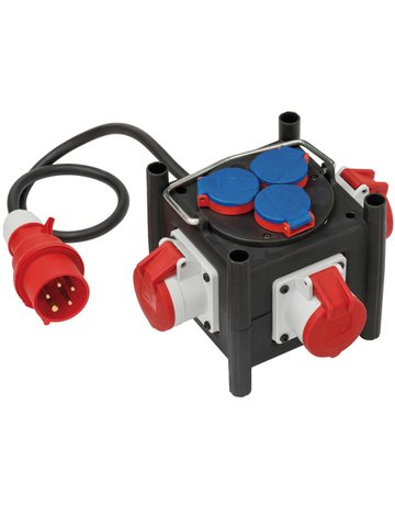 Bild Kompakt-Stromverteiler H07RN-F5G1,5 1m 3 xCEE400V + 3x230V Brennenstuhl-0
