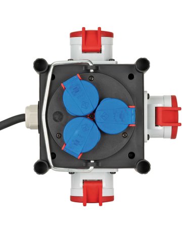 Bild Kompakt-Stromverteiler H07RN-F5G1,5 1m 3 xCEE400V + 3x230V Brennenstuhl-1