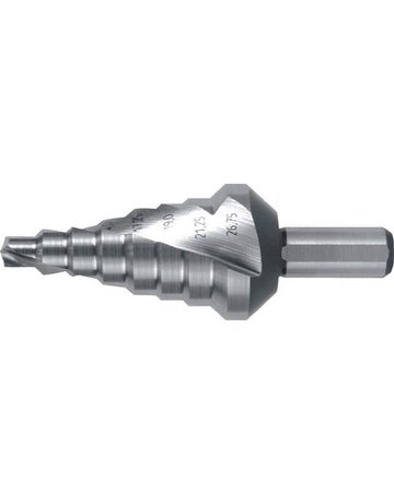 Bild Stufenbohrer HSS Gr. 4, 6-26,75 mm spira lnute+Kreuzanschliff RUKO-0
