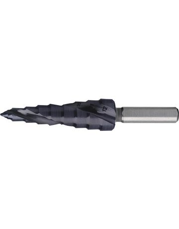 Bild Stufenbohrer HSS spiralgenutet Gr. 0/9 RUnaTEC D.5-12mm Ku- Kassette ULTIMATECUT - RUKO-0