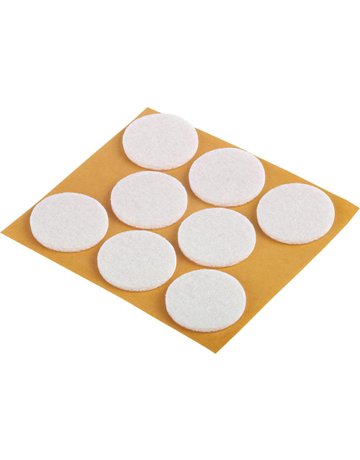 Filzgleiter klebend weiß 28mm Inhalt 8 St. fix-o-moll