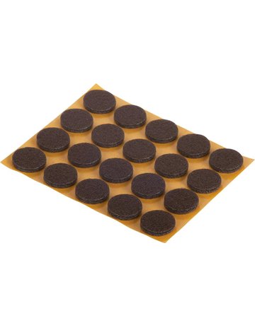 Filzgleiter Ø 17 mm, selbstklebend,braun Inhalt: 20 - suki