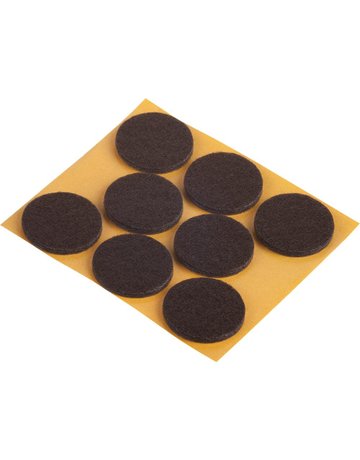 Filzgleiter klebend braun 28mm Inhalt 8 St. fix-o-moll