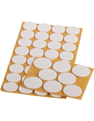 Filzgleiter Set 40-teilig, selbstkl,wei ß Inhalt: 40 - suki