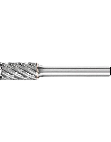 Frässtift HM zylindrisch mit Stirnverzah nung 1020 STEEL 6mm 10x20mm Pferd