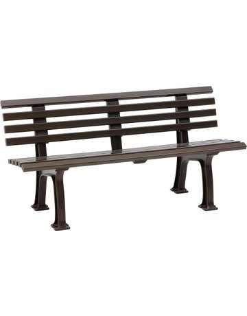 Gartenbank SYLT 3-Sitzer Länge 1500 mm b raun Blome