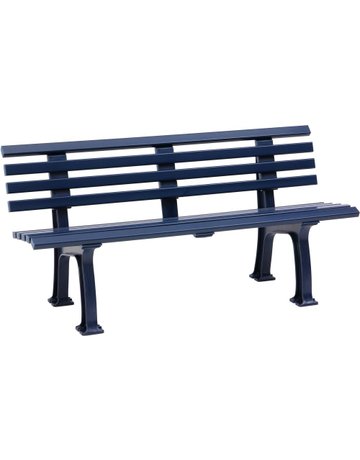 Gartenbank SYLT 3-Sitzer Länge 1500 mm b lau Blome