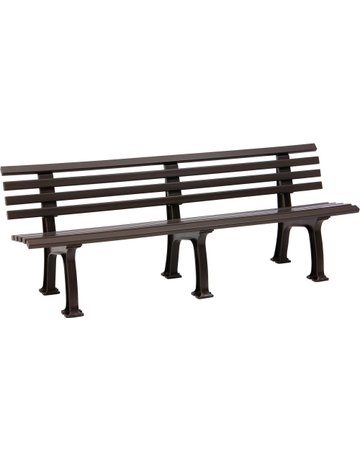 Gartenbank JUIST 4-Sitzer Länge 2000 mm braun Blome