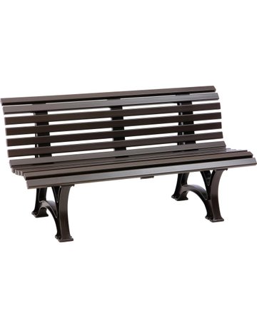Gartenbank HELGOLAND 3-Sitzer Länge 1500 mm braun Blome