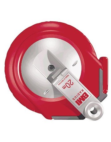 Bild Kapselbandmaß Stahl weiß 10mx13mm Maßanf ang A Flextop BMI-0