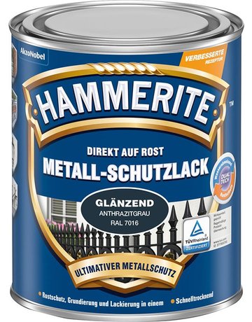 Metall-Schutzlack GL 750 ml anthrazit - HAMMERITE
