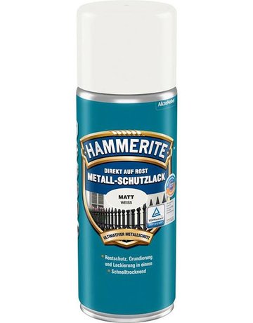 Metall-Schutzlack Spray weiss 400ml - HAMMERITE