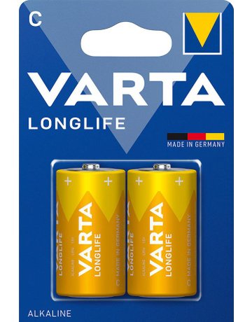 Batterie LONGLIFE C 2er Blister Alkaline - VARTA