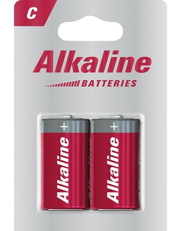 Batterien Alkaline C 2er Blister